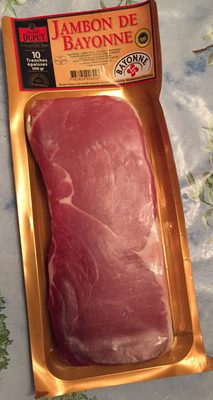 Jambon de bayonne front packaging