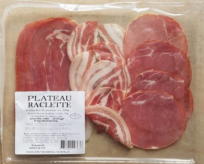 Plateau raclette front packaging