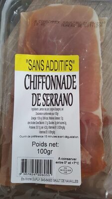 Chiffonnade de Serrano