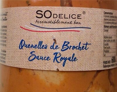 Quenelles de Brochet Sauce Royale