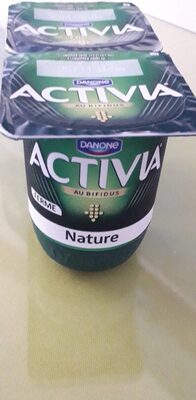 Activia au bifidus front packaging