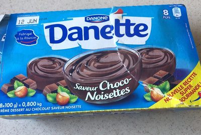 Danette choco noisettes