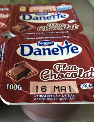 Danette flan chocolat