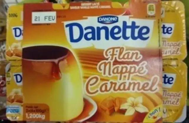 Danette front packaging
