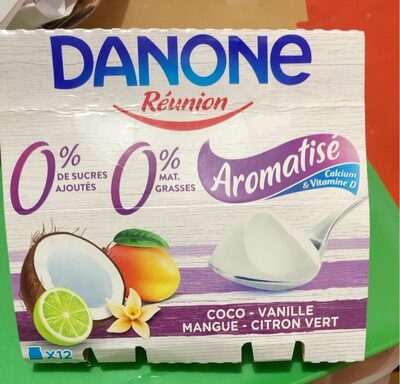 Yaourt aromatisé 0%MG sans sucre ajoutés