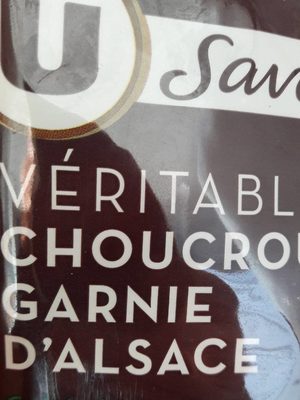 Véritable choucroute garnie d'alsace front packaging