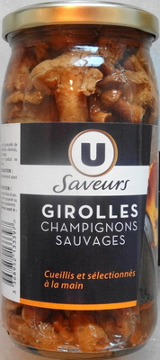 Girolles champignons sauvages - Bocal de 185g net égoutté