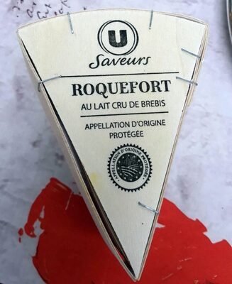 Roquefort AOP lait cru de brebis 32% de MG front packaging