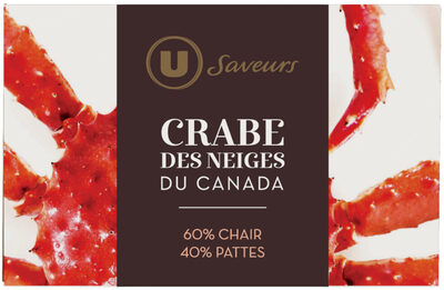 Crabe des neiges Canada 60% chair/40% pattes SAVEURS