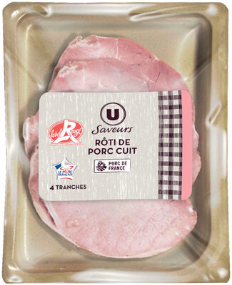 Rôti de Porc Label Rouge - x4 tranches, 180g