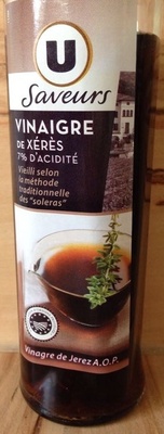 Vinaigre de vin de Xérès bouteille en verre de 25cl