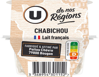Chabichou lait pasteurisé 25% - 150g s/coq.