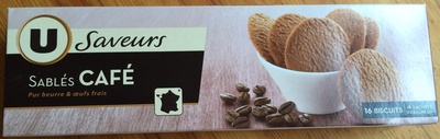 Sablés pur beurre au café front packaging