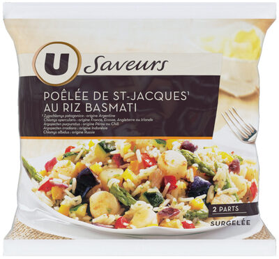 Plat cuisiné Poêlée de St Jacques au riz basmati 600g