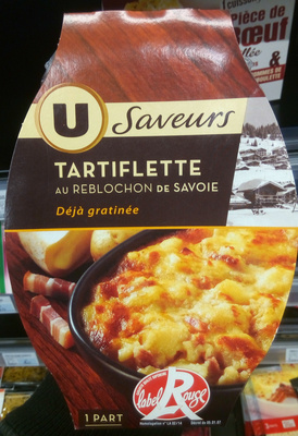 Plat cuisiné individuel Tartiflette au reblochon de Savoie Label Rouge, 300g