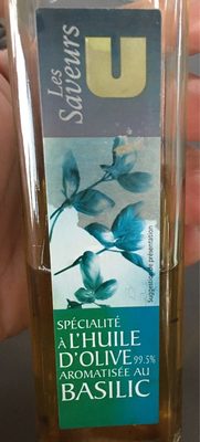 Huile d'olive au basilic
