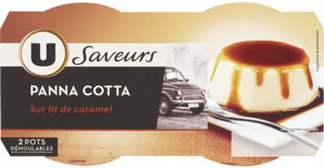Panna Cotta au caramel 2x120g front packaging