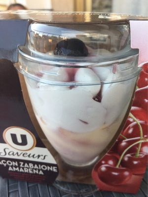 Coupes Glacées façon Zabaione Amarena