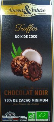 Truffes Coco Chocolat Noir front packaging