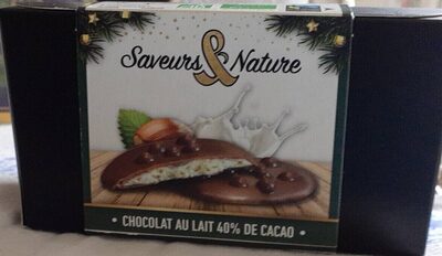 Les Palets Cœur lacté et perles de chocolat au lait