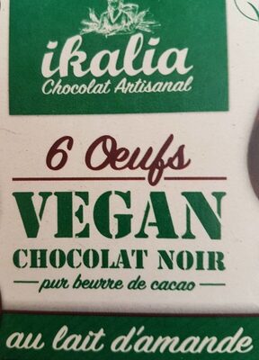 Oeuf vegan chocolat noir au lait d amande