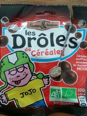 Les droles de cereals front packaging