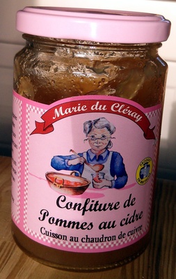 Confiture de pommes au cidre