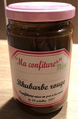 Ma confiture Bio Rhubarbe rouge