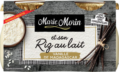 Riz au lait à la vanille de Madagascar