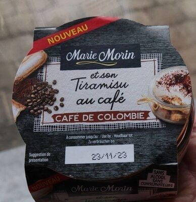 Tiramisu au café front packaging