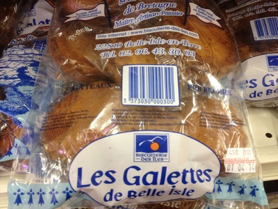 Les galettes de Belle Isle front packaging