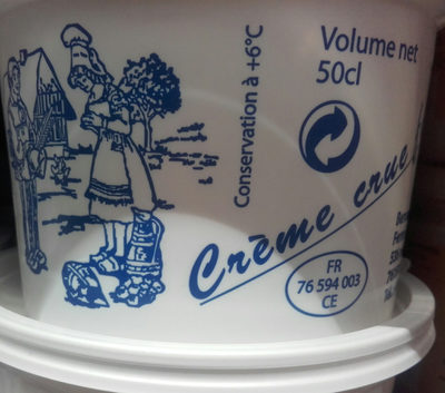 crème  crue fermière