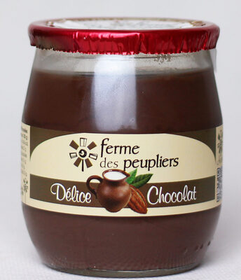 Chocolate gelified dessert