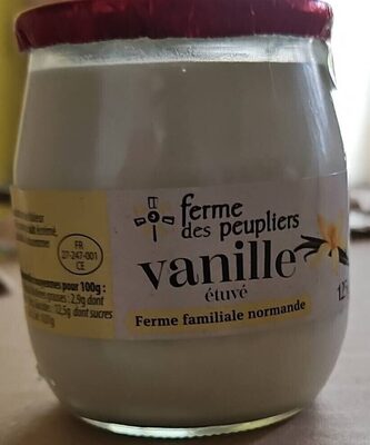 Yaourt vanille