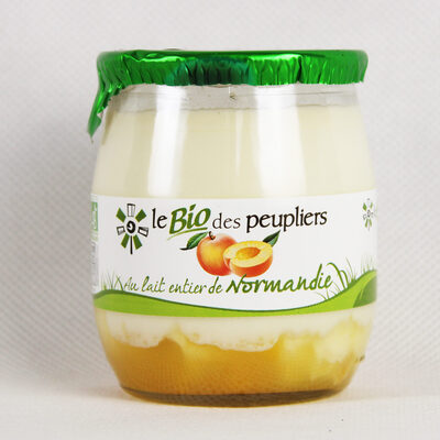 Organic peach yoghurt