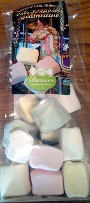 Cube de véritable guimauve