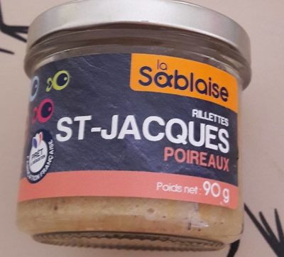 Rilletes St-Jacques poireaux, 90g