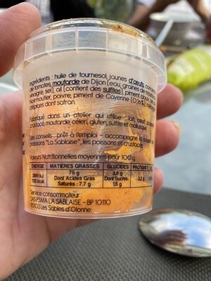 Sauce rouille authentique LA SABLAISE