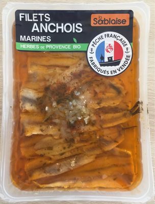Filets Anchois Marinés aux herbes de provence Bio