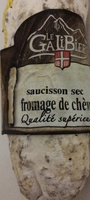 Saucisson sec fromage de chèvre