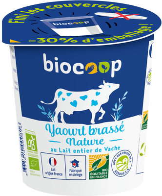 Yaourt nature brassé 400g CC
