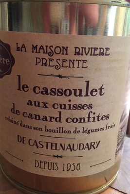 Le Cassoulet aux cuisses de canard confites