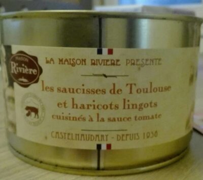 Les saucisses de Toulouse et haricots lingots