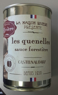 les quenelles sauce forestière, boîte 1/2 haute