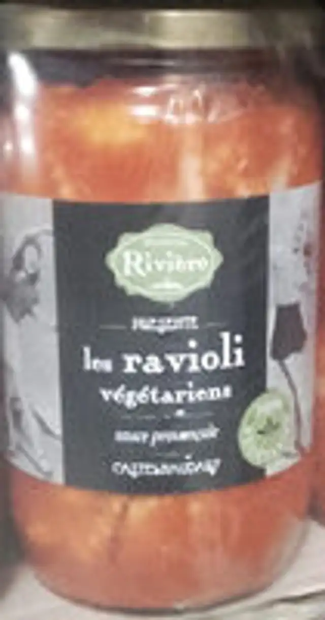 Le ravioli végétarien sauce provençale