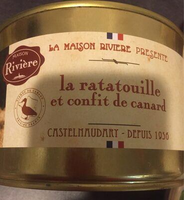 La ratatouille et confit de canard front packaging