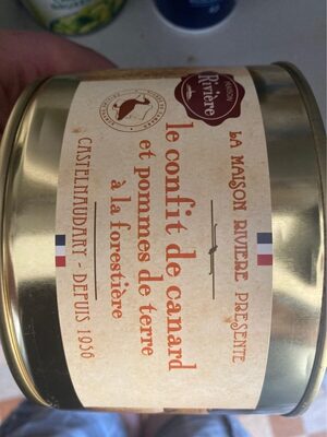 Le filet de canard et polme de terre a la forestiere