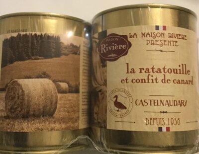 La ratatouille et confit de canard front packaging