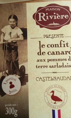 Confit de canard aux pommes de terre sarlardaises