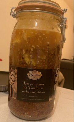 Les saucisses de Toulouse aux lentilles cuisinées